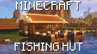 How To Build a FISHING HUT in Minecraft🏠 [upl. by Lacsap782]