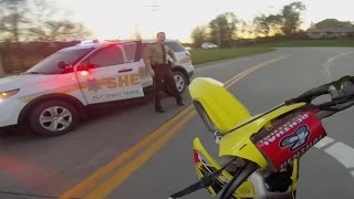 10 Minute Dirtbike Chase with Police [upl. by Diantha]