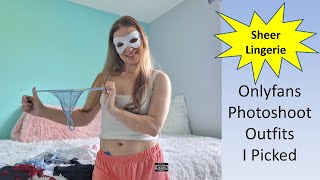 Lingerie Onlyfans Photoshoot  Outfits I Chose maskedmodelvids egirl [upl. by Herminia551]