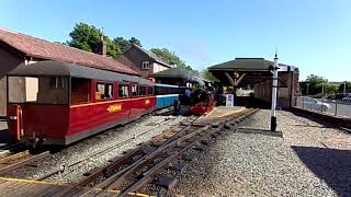 RHDR No11 Black Prince at Ravenglass on a test run [upl. by Karlis]