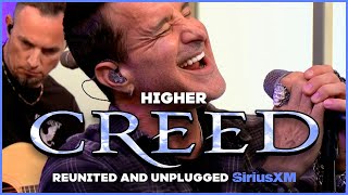 Creed  Higher Reunited and Unplugged SiriusXM Studios [upl. by Adlar237]