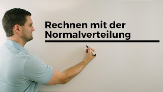 Rechnen mit der Normalverteilung Näherungsformel von LaplaceMoivre  Mathe by Daniel Jung [upl. by Lzeil]