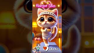 Ai cat yoga  kittens aicat cutecat aiart catvideos catlovers [upl. by Rosmarin]