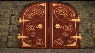 HD ANIMATED VIDEO BACKGROUND OF DOOR OPENING [upl. by Latham29]