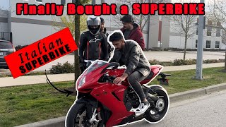 International Student ne SUPERBIKE buy kiya in Canada [upl. by Piwowar]