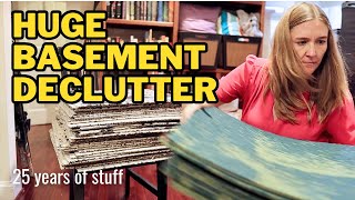 Reclaiming My Basement Declutter with me [upl. by Euseibbob]