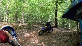 Lucas ripping around The Ridges Woods loop Lap 4 YZ250FX YZ250X CRF250X amp KTM 250XCW 9124 [upl. by Anaitsirk970]