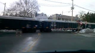 Train crossing  Wanaque Ave Pompton Lakes NJ [upl. by Anay]