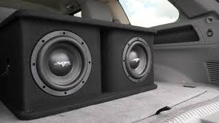 Skar Audio 1400 Watt SDR2X8D4 Dual 8inch Loaded Subwoofer Enclosure Demo [upl. by Alieka]