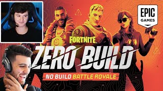 Streamer Reacts To Fortnite Zero Build Gameplay Trailer  No Build Battle Royale [upl. by Lien133]