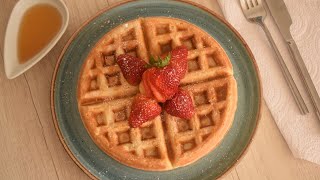 ¿Cómo hacer WAFFLES ¡Receta PASO a PASO [upl. by Irik]