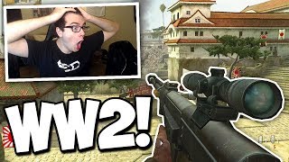 I HIT A TRICKSHOT IN WW2 COD WORLD AT WAR TRICKSHOTTING [upl. by Nosyk]