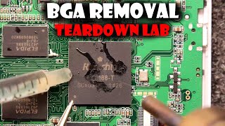 Removing a BGA Destructive BGA rework [upl. by Sik]