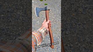 Viking axe vikings axe bushcraft survivalprepping survival viking grimfrost nature tomahawk [upl. by Atnes971]