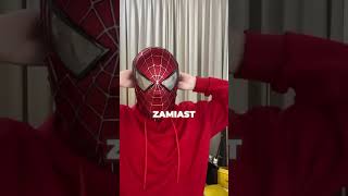 Maska którą musisz mieć 🤩 cosplay mask spiderman [upl. by Dahcir]