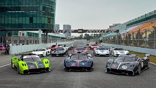 I Went to Chinas Craziest Hypercar Track Day Pagani Huayra R Laferrari LFA P1 Chiron 918 Etc [upl. by Eiramlehcar405]