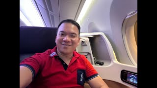 Skytraxs 2023 World Best Airline Singapore Airlines Worlds 2nd Longest Flight Biz Class Review [upl. by Ariday]