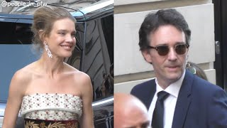 Natalia Vodianova amp Antoine Arnault  Vogue World fashion show in Paris  23062024 [upl. by Riana714]