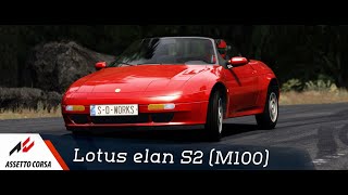 Assetto Corsa  Lotus elan S2 M100 [upl. by Noeruat93]