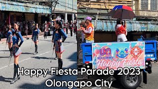 Olongapo City Fiesta Parade 2023  Highlights [upl. by Aiekan729]