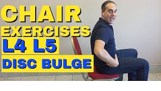 3 Key CHAIR Exercises L4 L5 Disc Bulge Exercises 2021  Dr Walter Salubro Chiropractor in Vaughan [upl. by Ferro780]