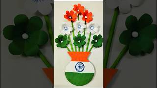 Republic Day Craft Ideas  Independence Day Craft  Tricolor Craft Ideas shorts trending viral [upl. by Willie85]