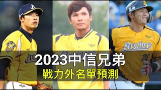 2023中信兄弟戰力外名單預測：選秀選得少淘汰的也少？ [upl. by Ecitnirp]