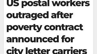 Poverty level TA Their words not minenalc underpaidasf contract usps [upl. by Yrehc122]