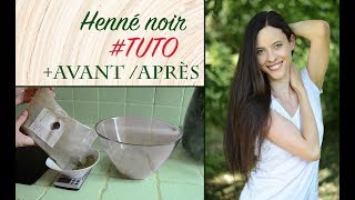 TUTO  Henné noir 🍁 avantaprès [upl. by Dajma592]