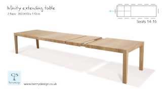 Infinity extending dining table by Berrydesign [upl. by Dolora933]