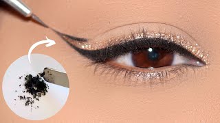 How To Quickly Convert Any Eyeshadow into Eyeliner [upl. by Ranie]