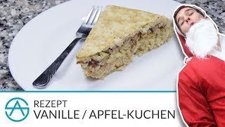 Rezept VanilleApfelkuchen mit Zimt Der ultimative Kuchen für die Diät stevenamendtde [upl. by Colfin643]