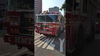 FDNY RARE CATCH HMTU 44 Front Detail Upclose NYC shorts fdny firetruck hazmat nyc [upl. by Naldo]