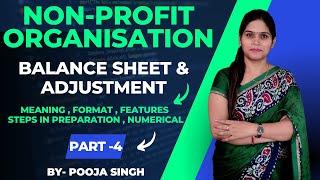 Not For Profit Organization  Non Profit Organization  Balance Sheet  Final Accounts  NTO  NPO [upl. by Arraes]