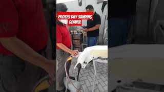 Dry Sanding Dempuldempulmobil bodyrepair amplas mesin dry sanding [upl. by Akenet10]