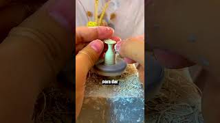 ELE Faz MINI VASOS De CERÂMICA créditos 小江陶艺taoxiaojiang20 no Douyin arte artista [upl. by Reviel]