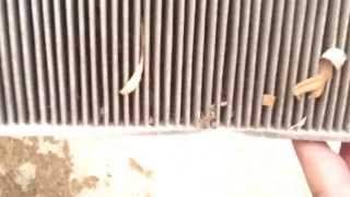 NISSAN PATHFINDER 2011 change AC air filter [upl. by Navonod720]