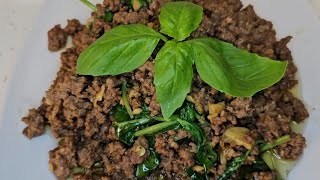 Thai Basil Stir Fry  Pad Kra Pao [upl. by Dekeles]