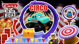 Disney Pixar CARS  Set del ESPECTÁCULO en el CIRCO  Cars On The Road Mattel 2023  TOY SHOTS [upl. by Ehcsrop]