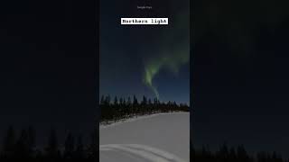 Fun Fact Northern lights Norway Finland space science earth fact shortsfeed shorts [upl. by Aeki570]