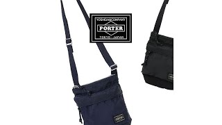 小黑痣【開箱】吉田 PORTER FORCE SHOULDER POUCH 斜肩 背包 [upl. by Kraft]