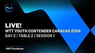 LIVE  T2  Day 2  WTT Youth Contender Caracas 2024  Session 1 [upl. by Hiro]