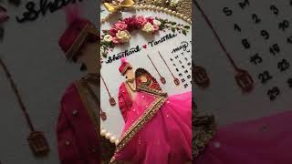 Handmade marriage embroidery customized hoop trending wedding love explore diy shortsvideo [upl. by Dnalel]