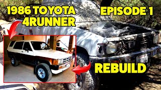 1986 TOYOTA Car Restoration  EP1  RESTORE CAR 34 YEARS OLD  Rescued in Mexico [upl. by Bruning445]