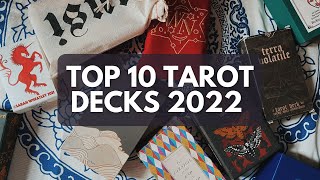 Ranking my 10 Favorite Top Tarot Decks in 2022 [upl. by Selimah826]