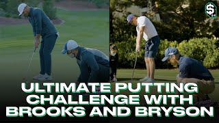 Putting Challenge With Brooks Koepka and Bryson DeChambeau  Bet Friend [upl. by Zzabahs]