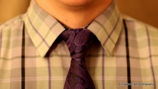 How to tie a tie  made simple Half  Windsor Knot [upl. by Hennahane]