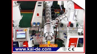 PERT oxygen barrier pipe production line Supplier KAIDE plastics machinery [upl. by Asta196]