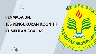 SOAL TES PENGUKURAN KOGNITIF ASLI PENMABA UNJ 2024 [upl. by Adnawt424]