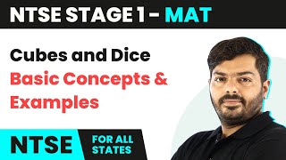 NTSE MAT Stage 1  Cubes and Dice  Basic Concepts and Examples [upl. by Wamsley]